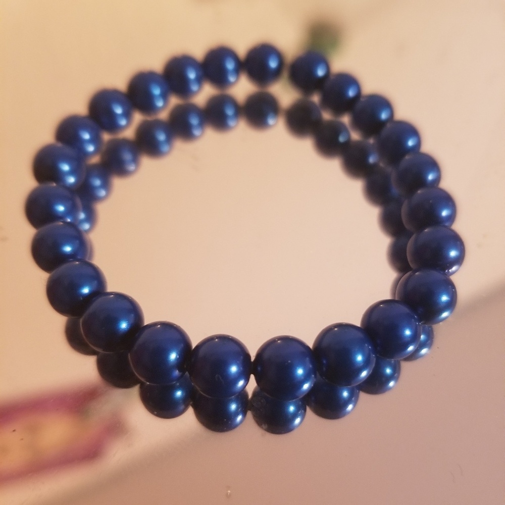 5in Handmade  stretch bracelet 2-5 yr (toddler)